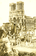 la cathédrale de Reims bombardée pendant la guerre de 1914 1918