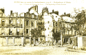 Immeubles bombardés de Reims