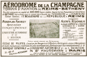 Publicité de l'aérodrome de Champagne