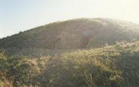 constructions mégalithiques au Danemark le tumulus du Klekkendehoj sur l'ile de Mon