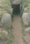 constructions mégalithiques au Danemark le tumulus du Kong Asgers Hoj sur l'ile de Mon