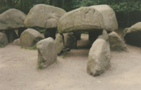 constructions mégalithiques allée couverte aux Pays-Bas à Borger
