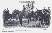 Grandes manoeuvres de 1901 et visite du tsar Nicolas II