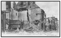 Immeubles bombardés de Reims
