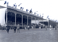 première grande semaine d aviation à Reims les tribunes