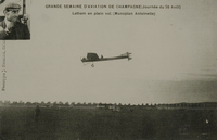 première grande semaine d aviation à Reims Latham