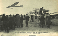 deuxième grande semaine d'aviation en 1910 les spectateurs