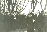 le président Loubet avec l'archimandrite russe le 22 mars 1902